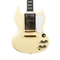 VINTAGE GIBSON SG CUSTOM REISSUE ALPINE WHITE 1987