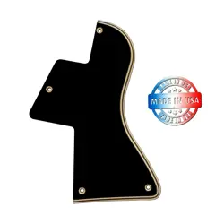 NEW 5 PLY BLACK/CREAM WIDE BEVEL PICKGUARD FOR GIBSON LES PAUL SPECIAL HUMBUCKER