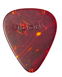 VINTAGE GUITAR PICKS-1950’S GIBSON- IMPRESSED LOGO 351 MEDIUM CELLULOID-UNUSED
