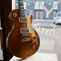 GIBSON CUSTOM SHOP 1957 LES PAUL GOLD TOP REISSUE VOS DOUBLE GOLD WITH DARK BACK