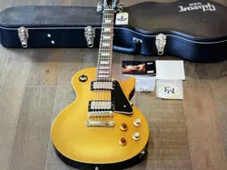 2011 GIBSON JOE BONAMASSA SIGNATURE LES PAUL STUDIO ELECTRIC GUITAR GOLDTOP+OHSC