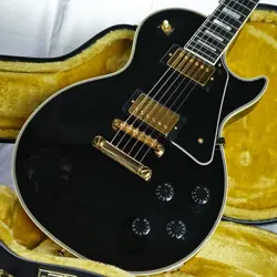 EPIPHONE LES PAUL CUSTOM EBONY INSPIRED BY GIBSON CUSTOM #GGUK6