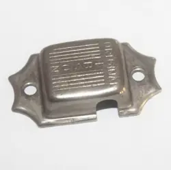 VINTAGE 1976 GIBSON ORIGINAL LOGO TUNER COVER BASS SIDE EMBOSSED 1977 1970'S