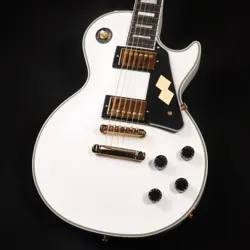 EPIPHONE INSPIRED BY GIBSON CUSTOM LES PAUL ALPINE WHITE *ZV79