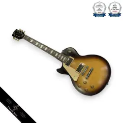 GIBSON LES PAUL TRIBUTE LEFTY SATIN TOBACCO BURST MAHOGANY BODY MAPLE NECK