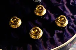 GIBSON CUSTOM SHOP LES PAUL CLASS 5 QUILT TOP TRANSPARENT PURPLE SAFE DELIVERY F
