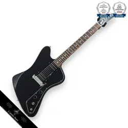 GIBSON FIREBIRD ZERO ELECTRIC GUITAR  EBONY/BLACK UNIQUE BODY SHAPE