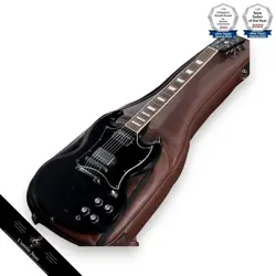 GIBSON SG STANDARD 2020 EBONY ELECTRIC GUITAR SMALL HEAD LARGE PICKGUARD