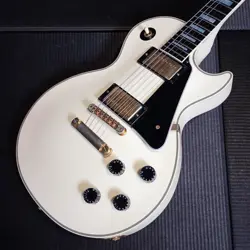 GIBSON CUSTOM SHOP LES PAUL CUSTOM ALPINE WHITE -2009-