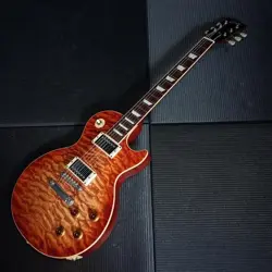 GIBSON CUSTOM SHOP LES PAUL CLASS 5 QUILT TOP SIENNA SUNBURST USA 2010 MODIFIED