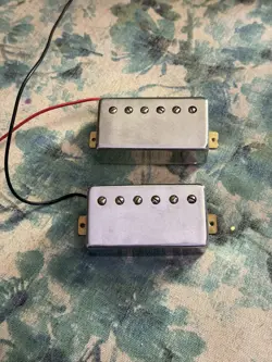 2001 EPIPHONE LES PAUL 57 CH & HOTCH CHROME GUITAR HUMBUCKER SET GIBSON FENDER