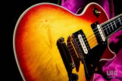 GIBSON LES PAUL CUSTOM CHERRY SUNBURST / 1990 USED ELECTRIC GUITAR