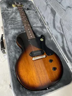 GIBSON LES PAUL JUNIOR 2015 VINTAGE SUNBURST W/ G-FORCE TUNER, ADJUSTABLE NUT