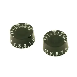 4 GIBSON STYLE LEFT HAND SPEED KNOBS BLACK FIT LES PAUL USA