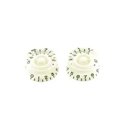 4 GIBSON STYLE SPEED KNOBS WHITE FIT LES PAUL USA