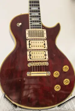 1978 GIBSON LES PAUL CUSTOM 3 PICKUPS - ORIGINAL NO REISSUE - WINE RED