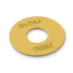 WD RHYTHM/TREBLE RING WASHER FOR GIBSON 3 WAY TOGGLE SWITCH CREAM/GOLD