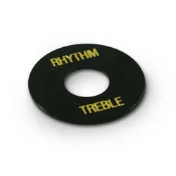 WD RHYTHM/TREBLE RING WASHER FOR GIBSON 3 WAY TOGGLE SWITCH BLACK