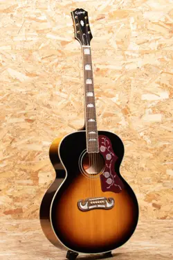 EPIPHONE J-200 MASTERBILT INSPIRED BY GIBSON AGED VINTAGE SUNBURST GLOSS
