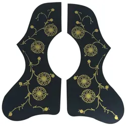 PICKGUARD FOR GIBSON J200 SJ200 ACOUSTIC GUITAR SELF ADHENSIVE -BLACK