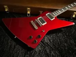 GIBSON USA EXPLORER 2008 RED METALLIC ELECTRIC GUITAR