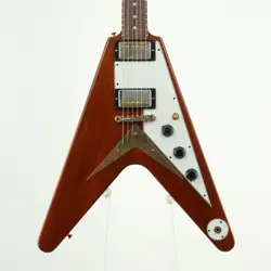 GIBSON CUSTOM SHOP 1959 FLYING V MAHOGANY VINTAGE GLOSS HEAVY ANTIQUE NATURAL (2