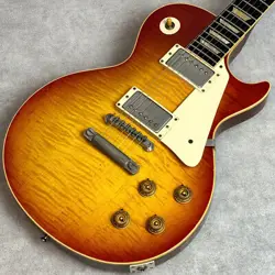 GIBSON CUSTOM SHOP HISTORIC COLLECTION 1959 LES PAUL FLAME TOP REISSUE AGED-MOD