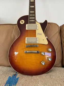 UNPLAYED! 2019 GIBSON CUSTOM SHOP 1960 LES PAUL REISSUE R0 - BOURBON BURST GLOSS