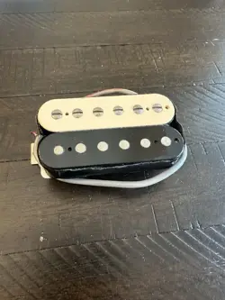 GIBSON BURSTBUCKER 3 BRIDGE HUMBUCKER PICKUP - ZEBRA BLACK AND WHITE