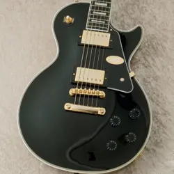 EPIPHONE INSPIRED BY GIBSON LES PAUL CUSTOM -EBONY- 3.83KG VERY DAMAGED SPECIAL 