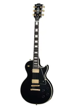 EPIPHONE INSPIRED BY GIBSON CUSTOM LES PAUL CUSTOM EBONY WEBSHOP