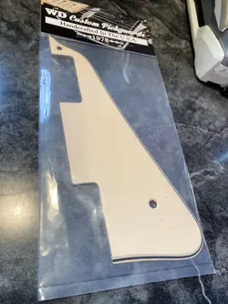 PICKGUARD FOR GIBSON LES PAUL 3 PLY CREAM/BLACK/CREAM WIDE BEVEL MADE IN USA