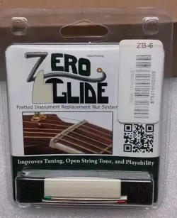GOLD TONE ZB-6 ZERO GLIDE UNSLOTTED REPLACEMENT NUT - GIBSON STYLE