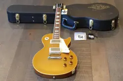2018 GIBSON 1957 LES PAUL REISSUE LPR7 ELECTRIC GUITAR GOLDTOP + COA OHSC