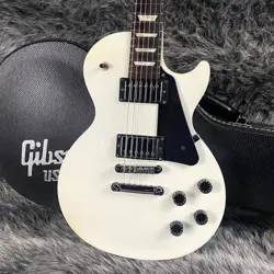 GIBSON LES PAUL STUDIO USED MAPLE+MAHOGANY BODY ALPINE WHITE W/HARD CASE