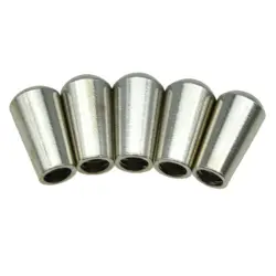 5-PACK NICKEL USA THREAD SAE 8-32 METAL TOGGLE SWITCH TIP FIT GIBSON/SWITCHCRAFT