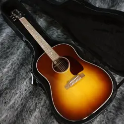 ACOUSTIC GUITAR GIBSON J-45 STUDIO WALNUT WALNUT BURST MADE IN USA & HARD CASE