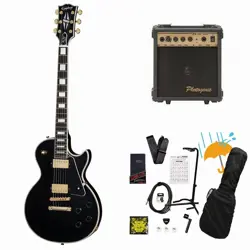 EPIPHONE INSPIRED BY GIBSON CUSTOM LES PAUL CUSTOM EBONY PG-10 AMPLIFIER INCLUDE