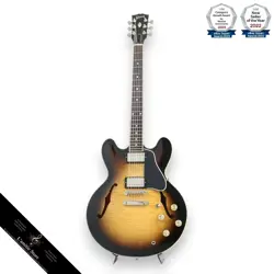 GIBSON ES335 DOT REISSUE SEMIHOLLOW ELECTRIC GUITAR  FIGURED TOP