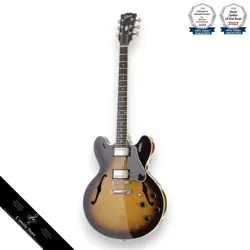 GIBSON ES335 DOT VINTAGE SUNBURST   REPLACED PARTS GOOD NECK CONDITION