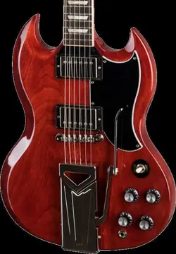 GIBSON SG STANDARD '61 SIDEWAYS VIBROLA VINTAGE CHERRY W/CASE