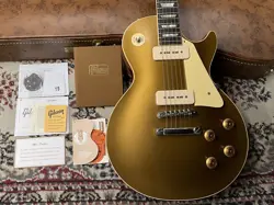 GIBSON CUSTOM SHOP LTD 1956 LES PAUL GOLD TOP FADED CHERRY BACK VOS(2023) #GG3LG