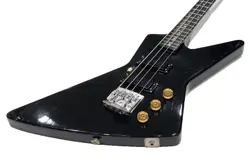 [GIBSON] EXPLORER BASS BLACK '32 WITH HARD CASE FROM JAPAN 1984 ELECTRIC GUITAR
