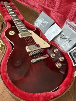 2022 GIBSON LES PAUL '70S DELUXE - WINE RED