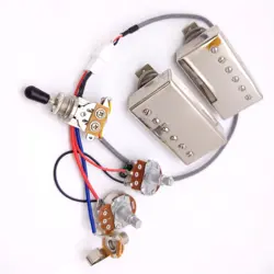 GUITAR 498R 498T HUMBUCKER PICKUPS 2C WITH 1V1T WIRING HARNESS FOR GIBSON GUITAR