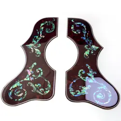 FOR GIBSON SJ200 ACOUSTIC GUITAR PICKGUARD INLAID ABALONE FLOWER SCRATCH PLATE