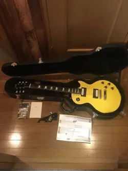 ELECTRIC GUITAR GIBSON USA TAK MATSUMOTO LES PAUL CANARY YELLOW MADE IN 2003