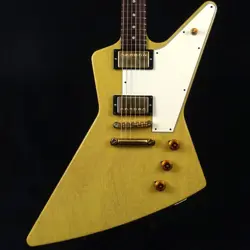 GIBSON CUSTOM SHOP 1958 MAHOGANY EXPLORER LIMITED TV YELLOW VOS 2014 USED
