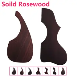 SOILD ROSEWOOD ACOUSTIC GUITAR PICKGUARD SELF ADHENSIVE 2 MM FOR 32 INCH-41INCH 