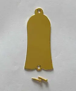 FOR GIBSON GUITARS TRUSS ROD COVER LES PAUL CUSTOM 2 SCREWS GOLD (METAL)